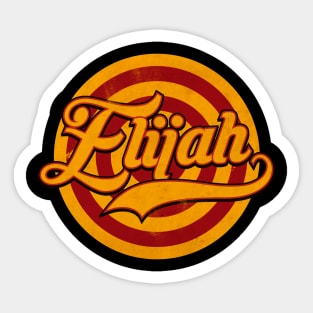 Elijah The Name Sticker